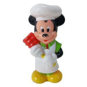 Disney Gourmet Chef Mickey Mouse Toy By Arco 1987 Vintage